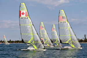 Theatre Style Day of the 2013 North American Championships for 49er Sailing