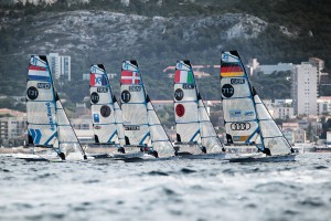 49erFX Sailors Competing In Higher Gear