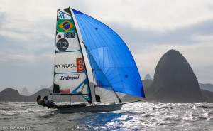Great races outside the bay, lots of wind and capsizes and a big hit on the second day of Integalactics in Rio
