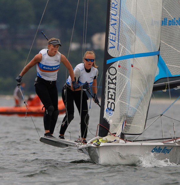 Flensburg Germany 25th of August 2015. The most sophisticated event in olympic skiff sailing. The offspring of upcoming olympic decade is competing for U24 World Champion title. Foto © okPress Otto Kasch  Otto F.H. Kasch   Wolburgstr 49 D-23669 Tdf Strand  Tel: +49 4503 70 78 20  Mob: +49 172 42 86 299 Volksbank Eutin Tdf Strand BLZ: 213 922 18  Konto : 232 190