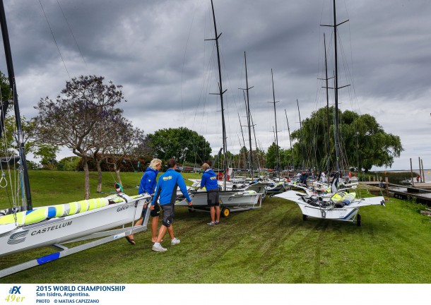 2015 49er Worlds - San Isidro, Argentina. © Matias Capizzano