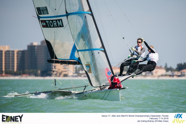 2016 Nacra 17, 49er and 49erFX World Championships in Clearwater, Florida -  Racing Day 6
