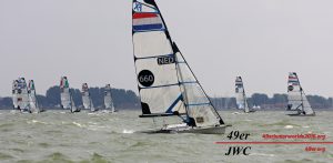 Four Dutch teams in the 49erFX FINAL in Lelystad, Holland