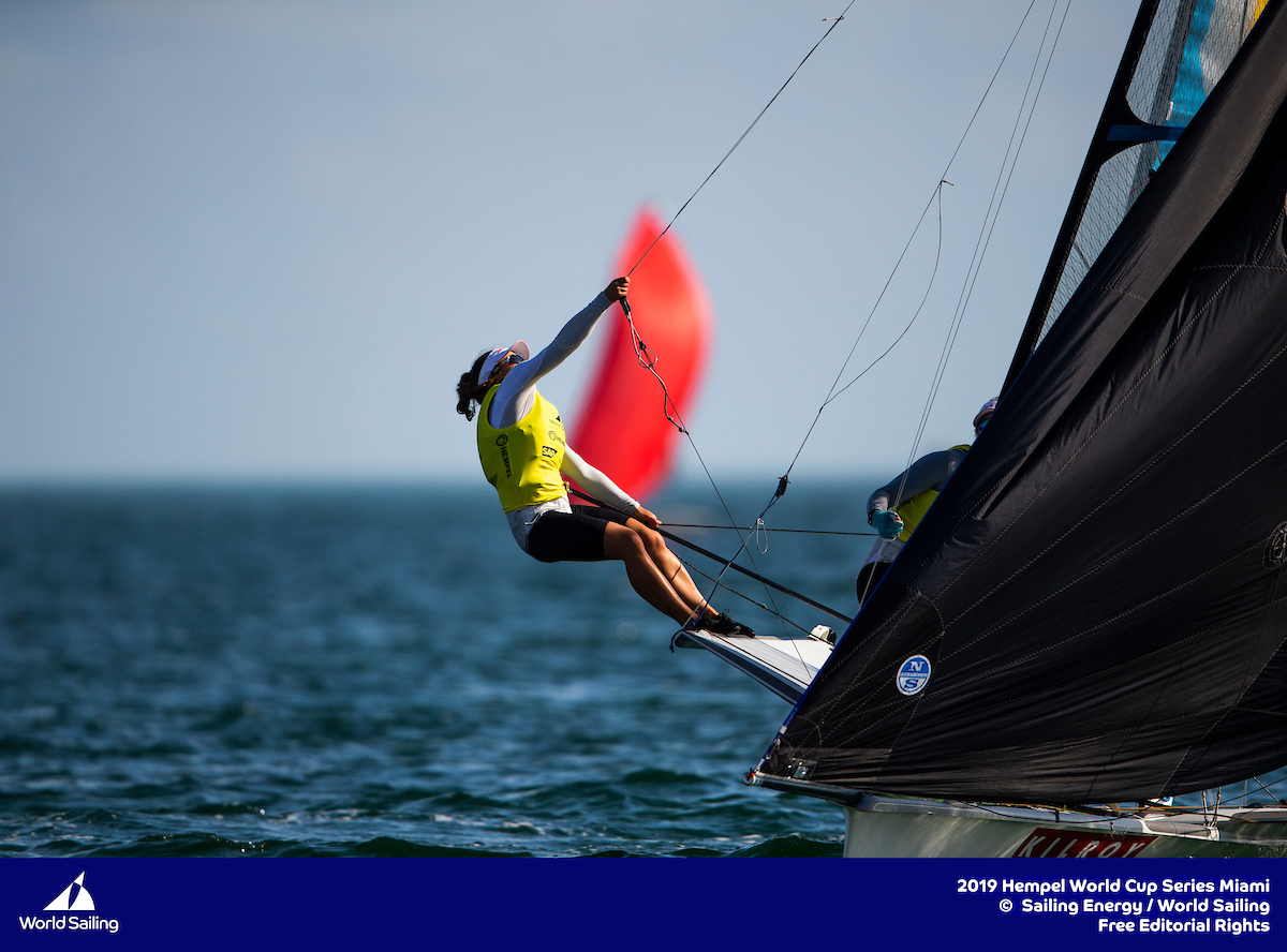 Medalists Decided in 49erFX – Color To Be Determined