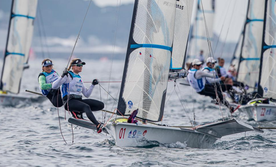 Perfect start for Grael and Kunze as Hempel World Cup Series Enoshima commences
