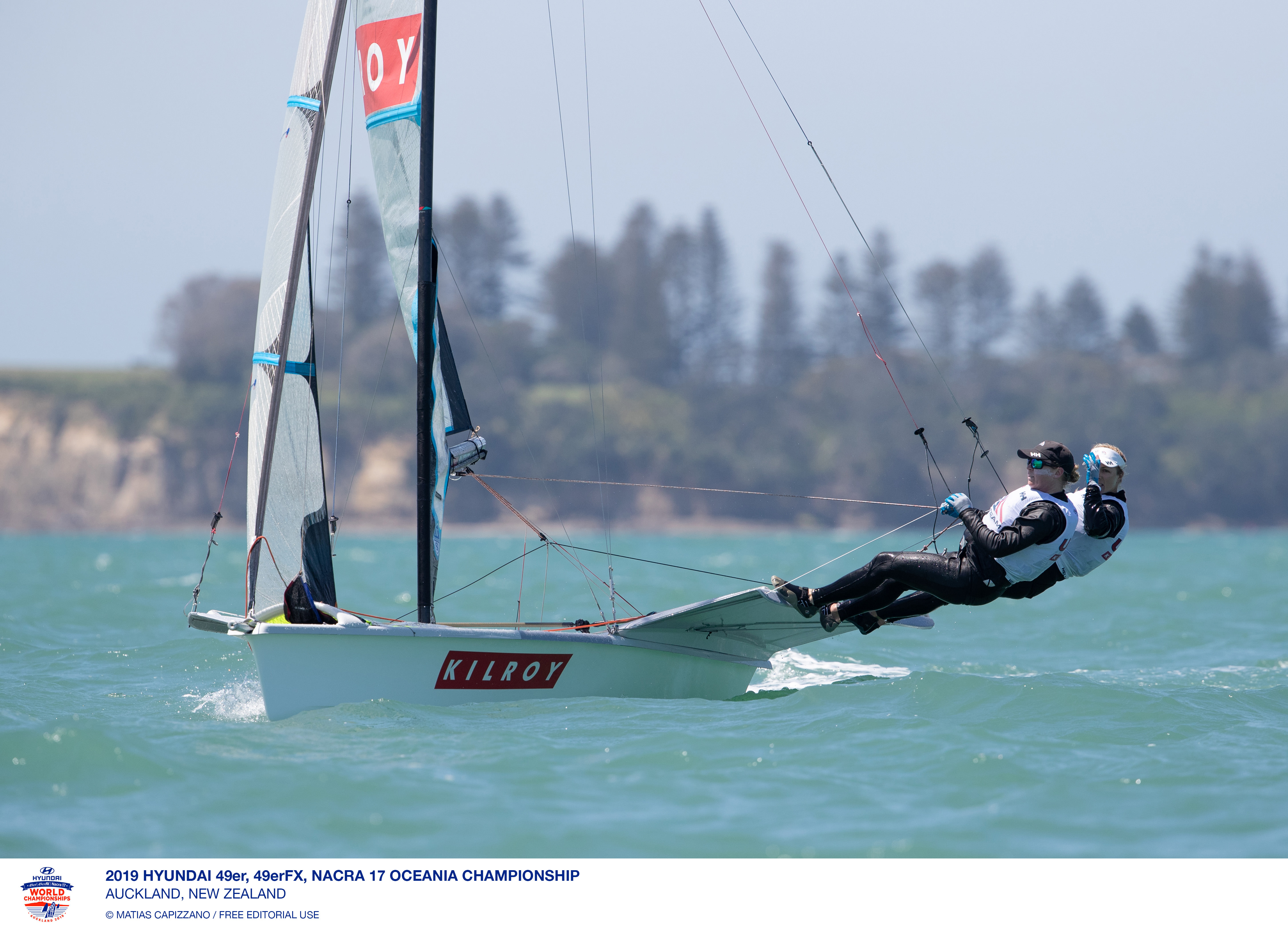 USA skiff teams lead from the front in Auckland