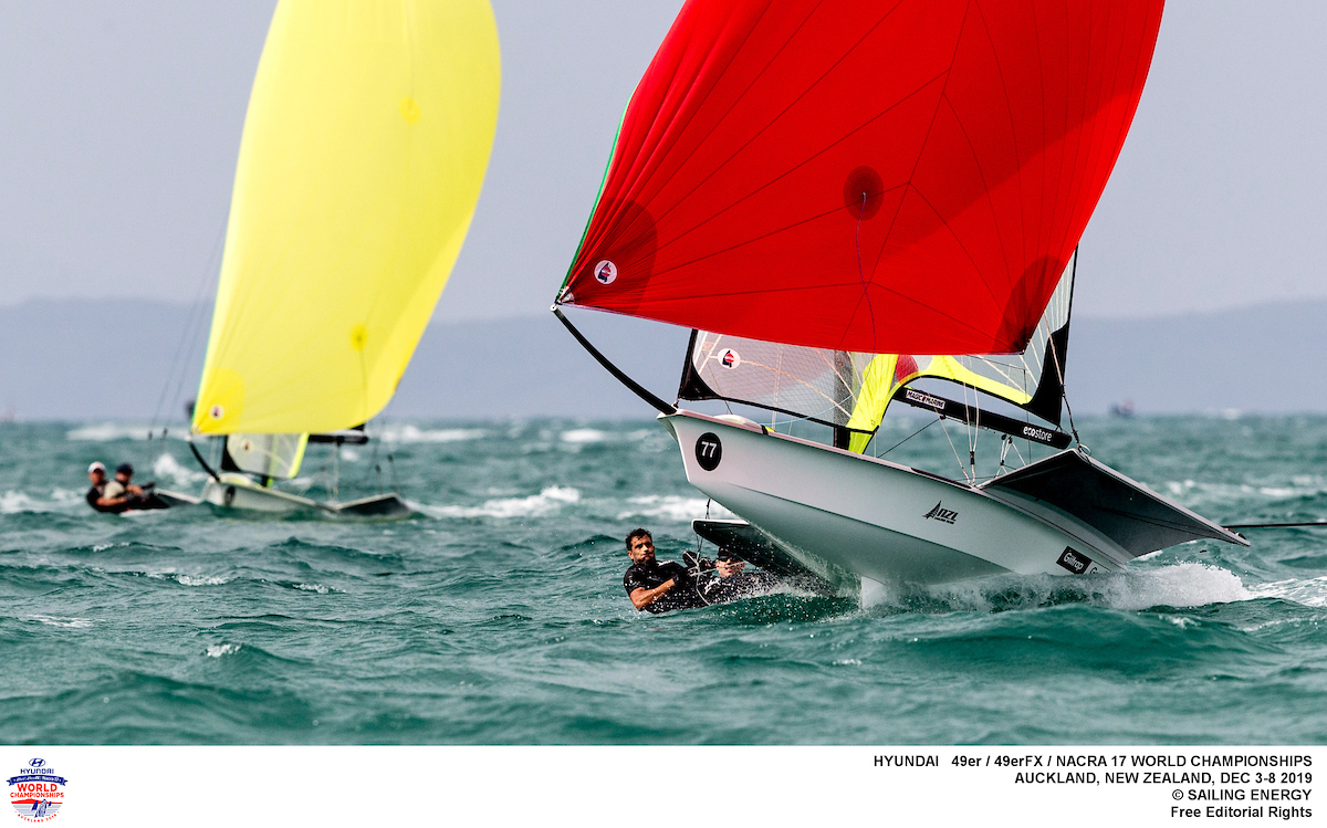 USA veteran finds her feet in the FX, and Austria 1 point ahead of Kiwi 49er legends
