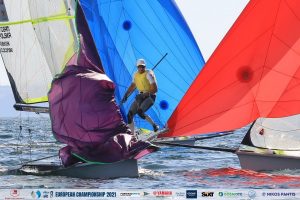 Next Generation of Spanish, German, Austrian, and American Skiffs Assemble in Front