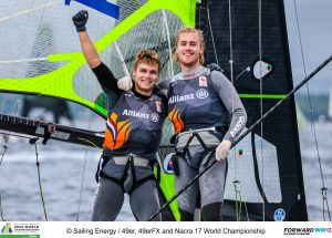 Bart Lambriex and Floris van de Werken win 2022 49er World Championship