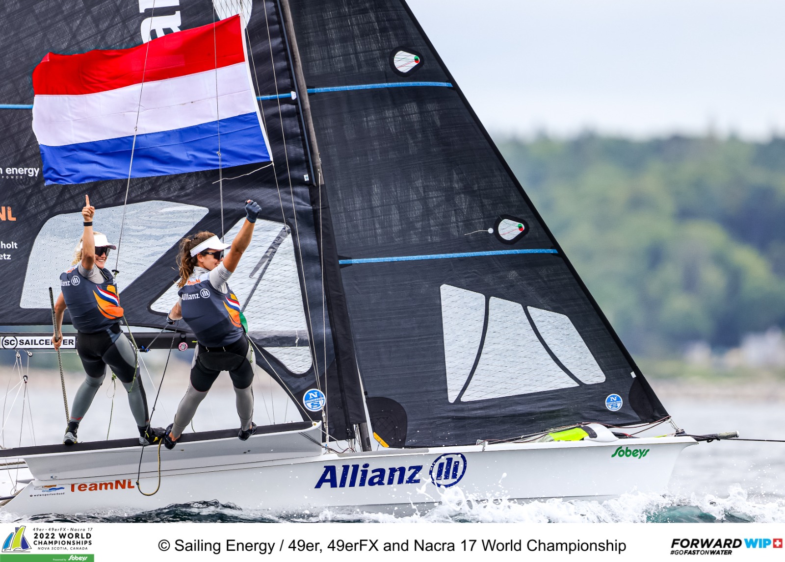 Odile van Aanholt and Annette Duetz (NED) win 49erFX World Championship