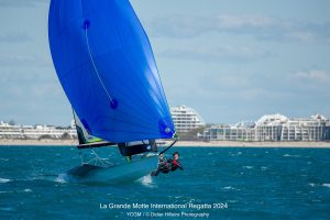 La Grande Motte International Regatta: Final dress rehearsal for the Cats and Skiffs