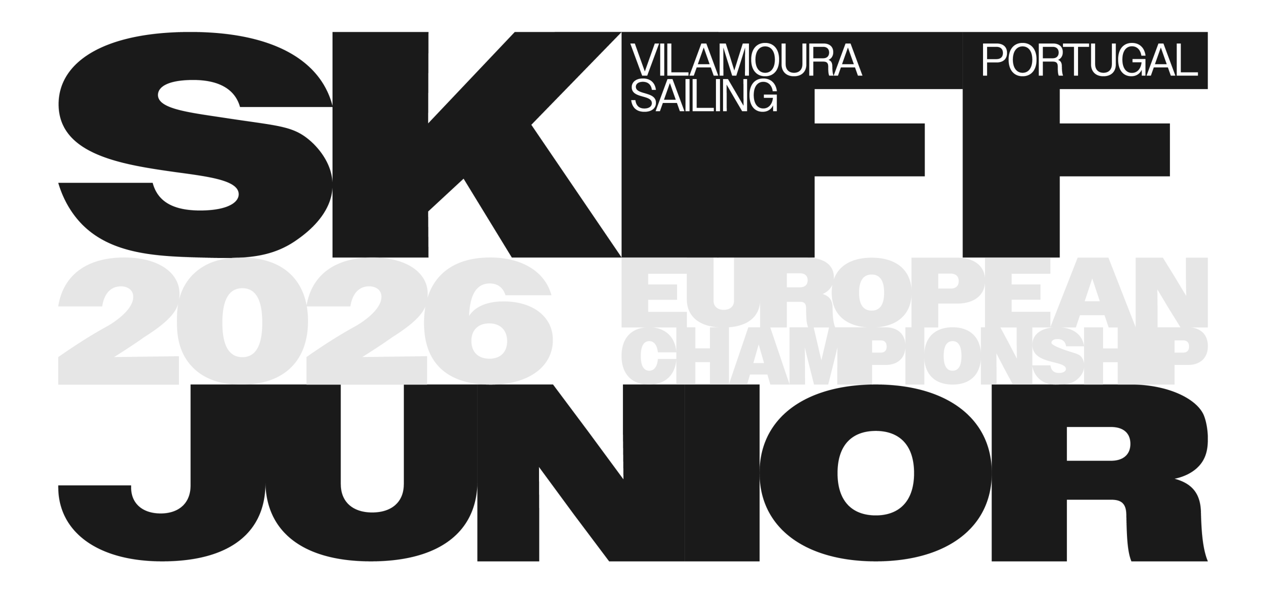 Logo-SkiffJuniorEuropean_B&W