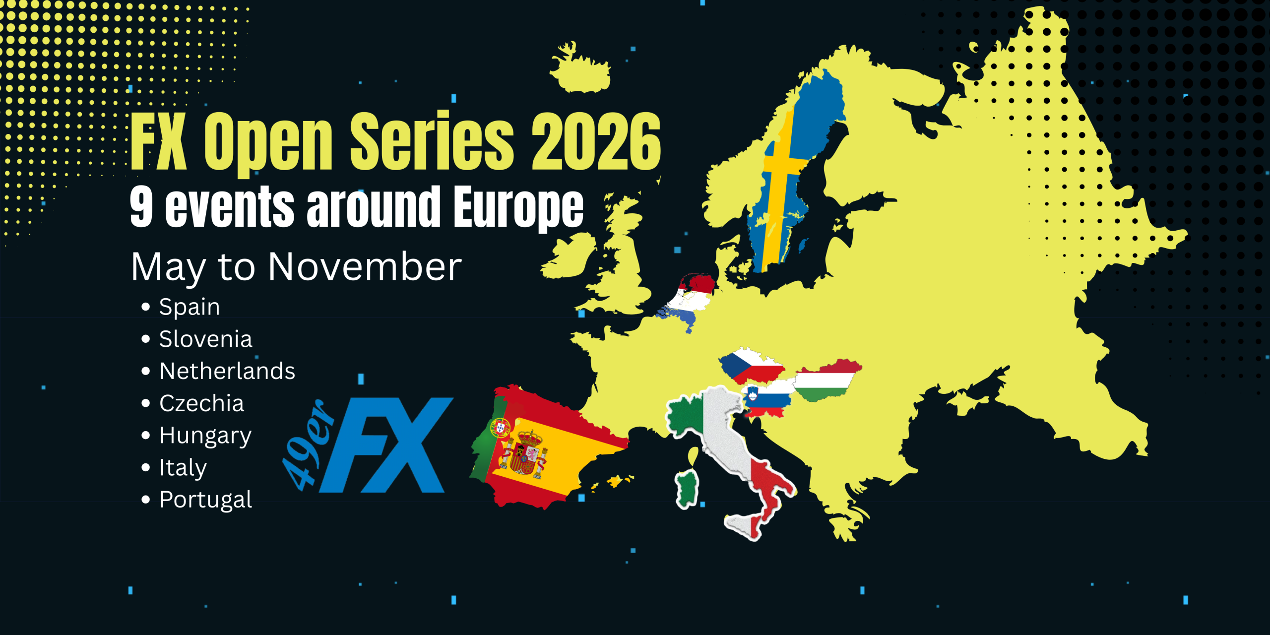 Announcing the 2026 49erFX Open Series