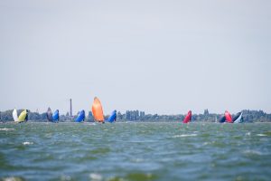 Day Four in Medemblik: Champagne Conditions Bring New Leaders in the 49er and 49erFX Fleets