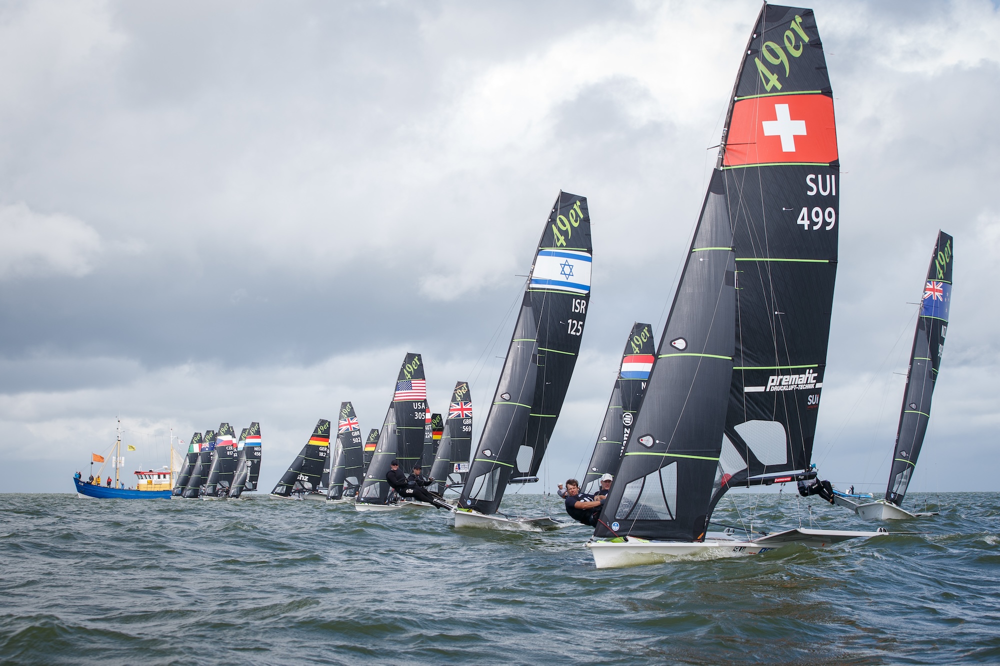 Windy Day One in Medemblik Shakes Out Early Leaders Across All Four Fleets