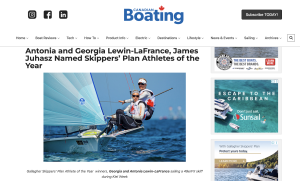 Antonia and Georgia Lewin-LaFrance, James Juhasz Named Skippers’ Plan Athletes of the Year